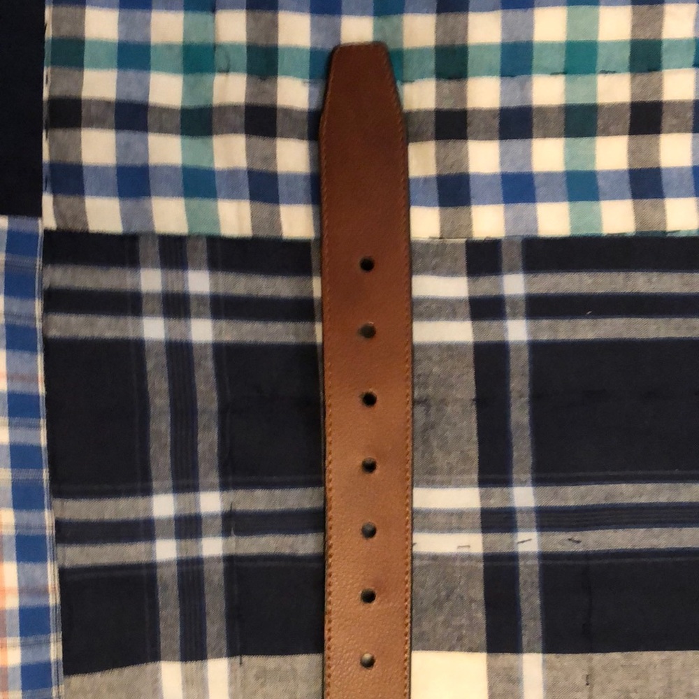 Leather belt
